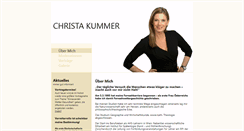 Desktop Screenshot of christakummer.at