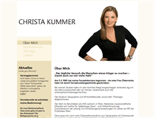 Tablet Screenshot of christakummer.at
